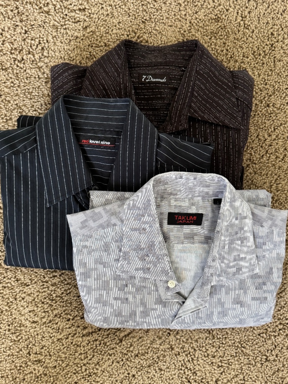 3 Pack Men's Dress Shirts